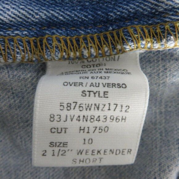 Ralph Lauren Polo Jeans Co 10 Weekender Shorts Daisy Dukes - Picture 8 of 8